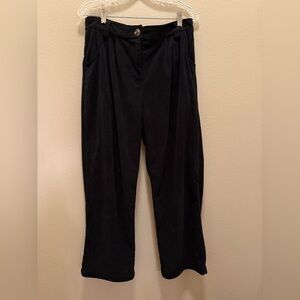 black corduroy pants